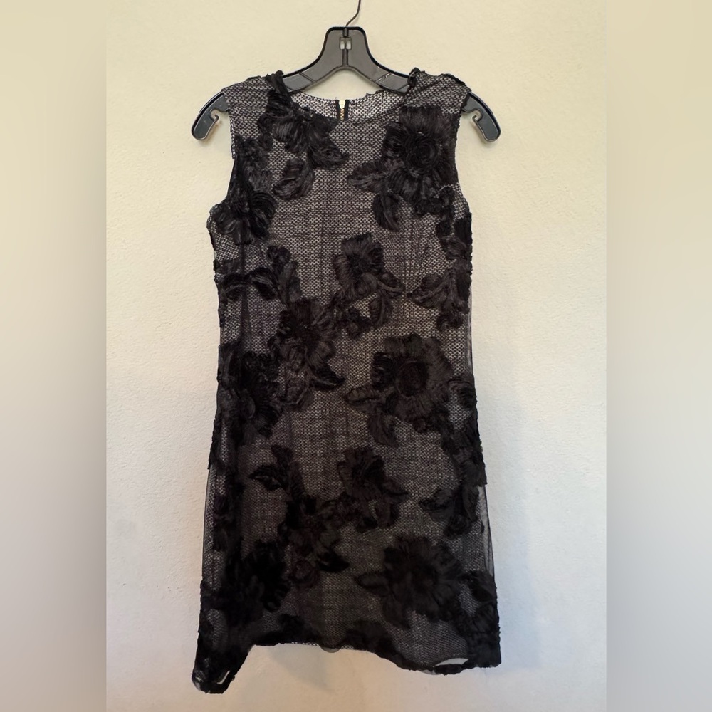 Karl Lagerfeld Black Lace Dress